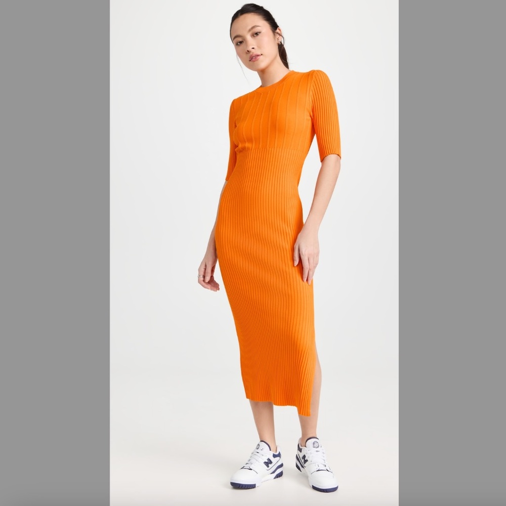 FRAME - Mixed Rib Sweater Dress